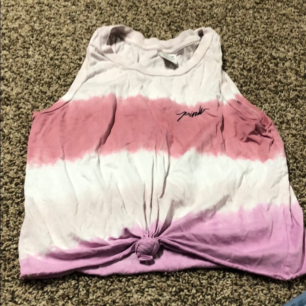 *Worn once* VS PINK TANK TOP TIE DYE